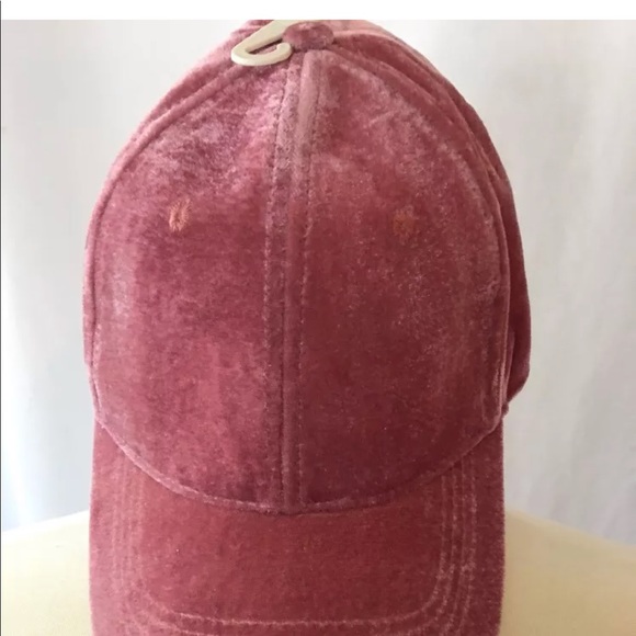 dusty pink baseball cap